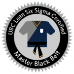 UBC Lean Six Sigma Certified Master Black Belt Certification badge